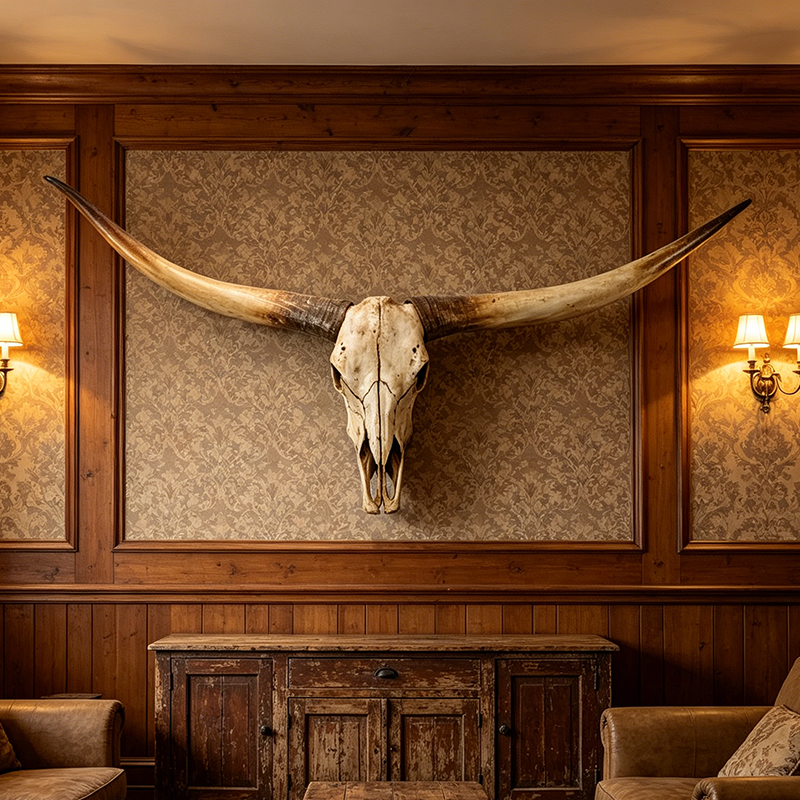 Resin Art Hanging - Large Resin Bull Head Statues Wall