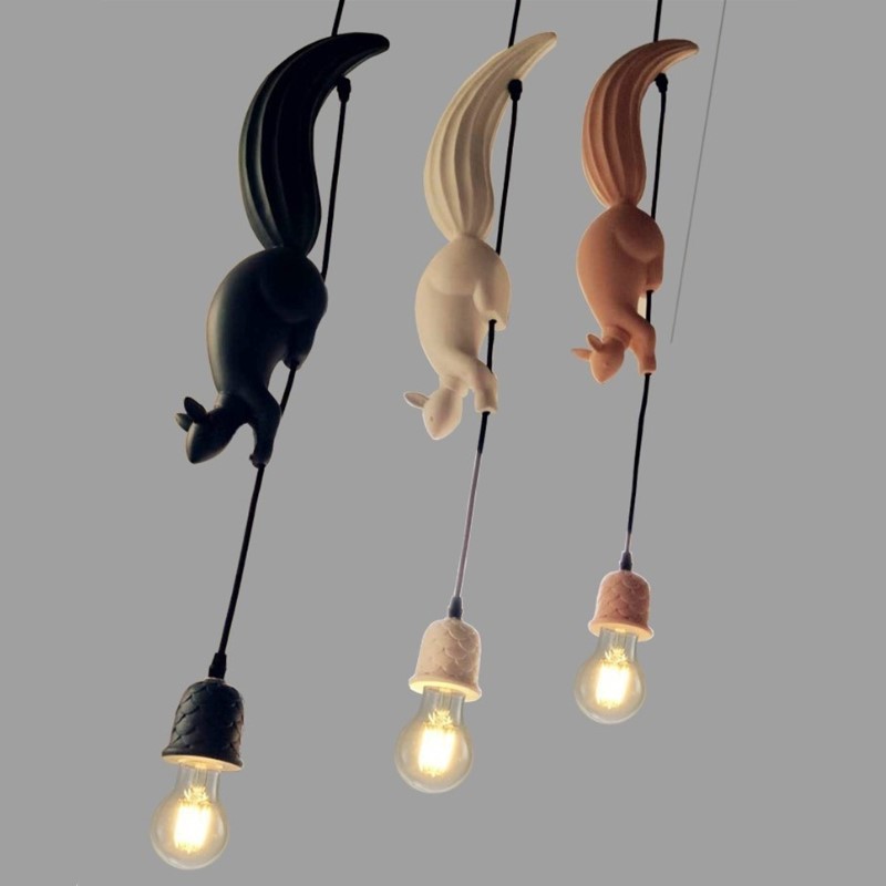 Resin Art Hanging - Nordic Creative Animal Squirrel Resin Modern