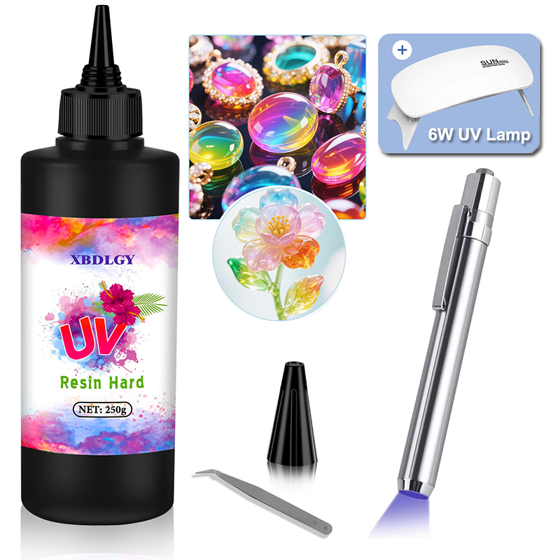 200g/250g/500g UV Resin Hard G - Resin Art Glue recension och pris