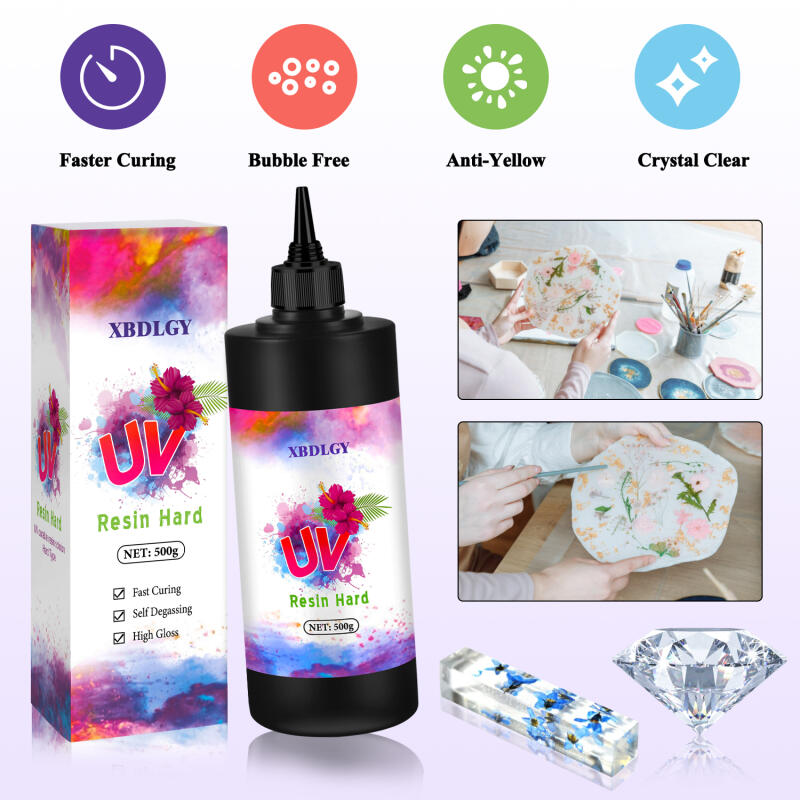 200g/250g/500g UV Resin Hard G - Resin Art Glue recension och pris