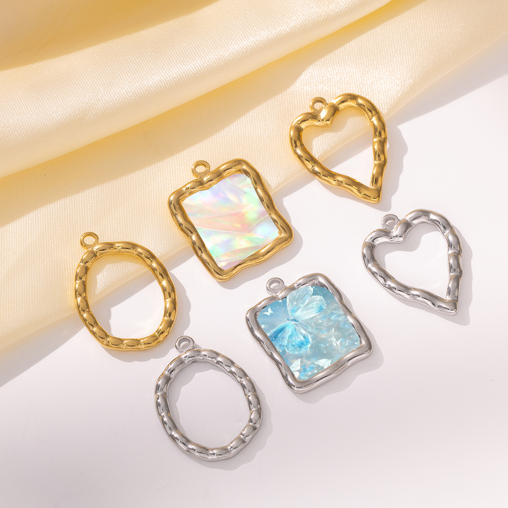 5pcs Stainless Steel Heart Rou - Resin Art Jewelry Kit recension och pris