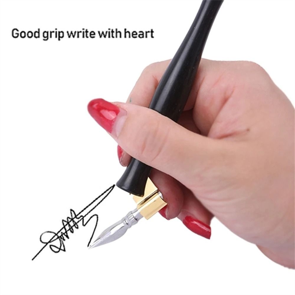 Oblique Dip Pen Holder English - Resin Art Pen recension och pris