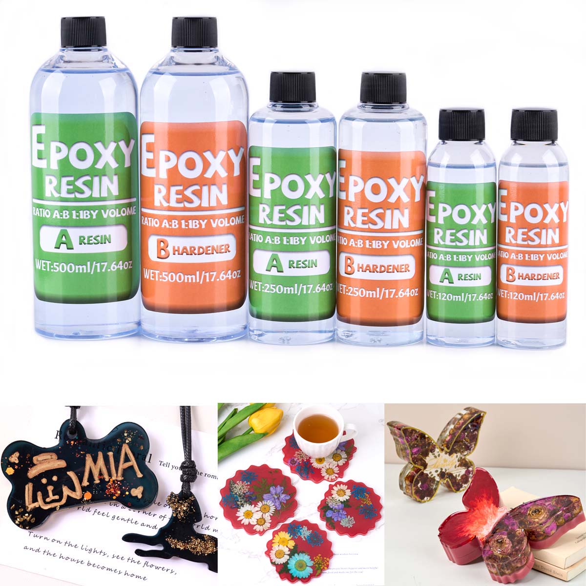 1:1 Ratio Epoxy Resin Kit Anti - Resin Art Glue recension och pris