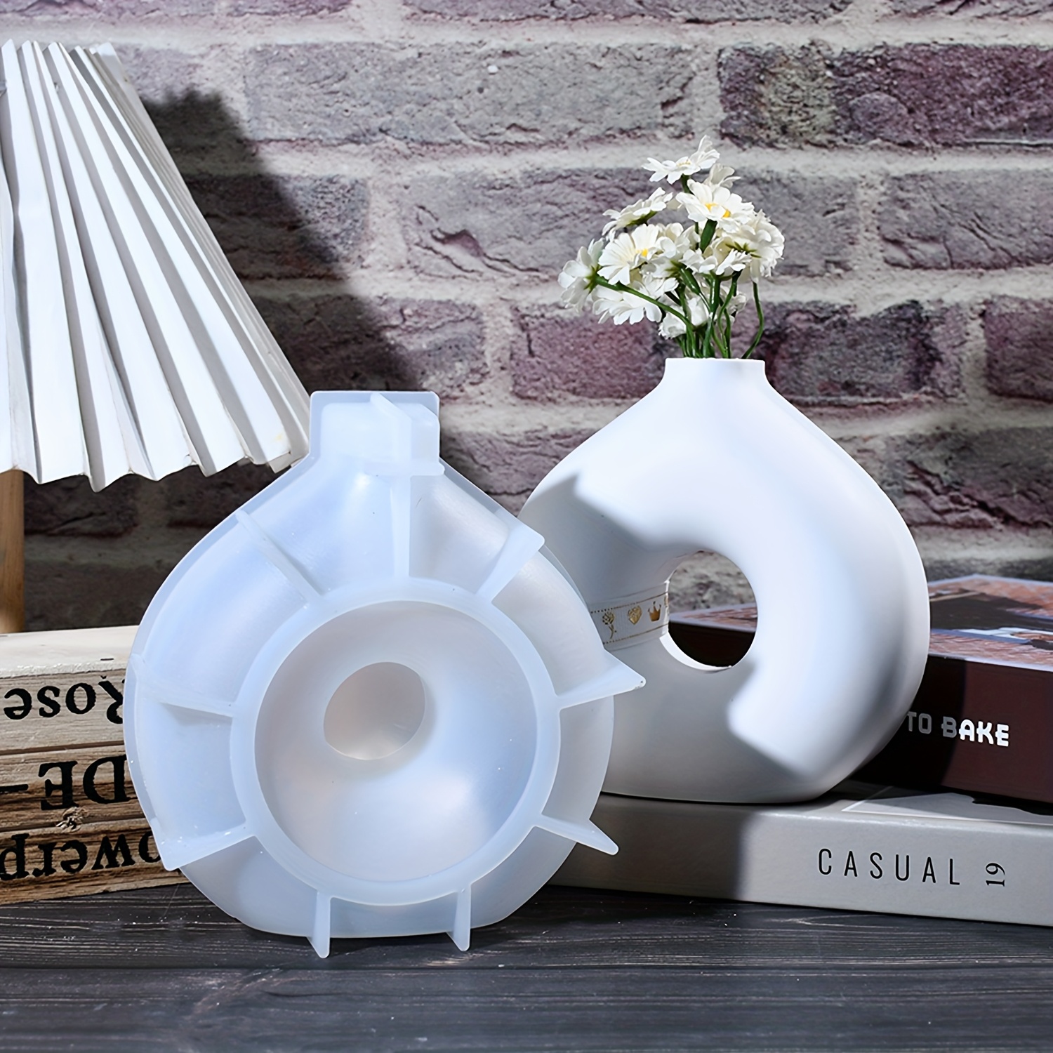 1 DIY Round Vase Silicone Moul - Resin Art Mould recension och pris