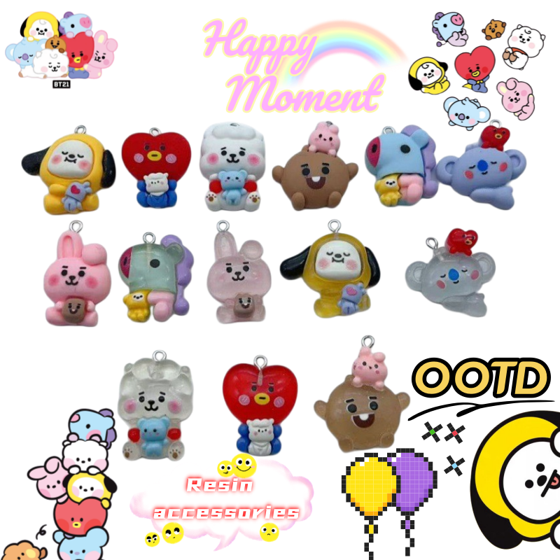 BT21 mang chimmy shooky koya a - Resin Art Jewelry Kit recension och pris