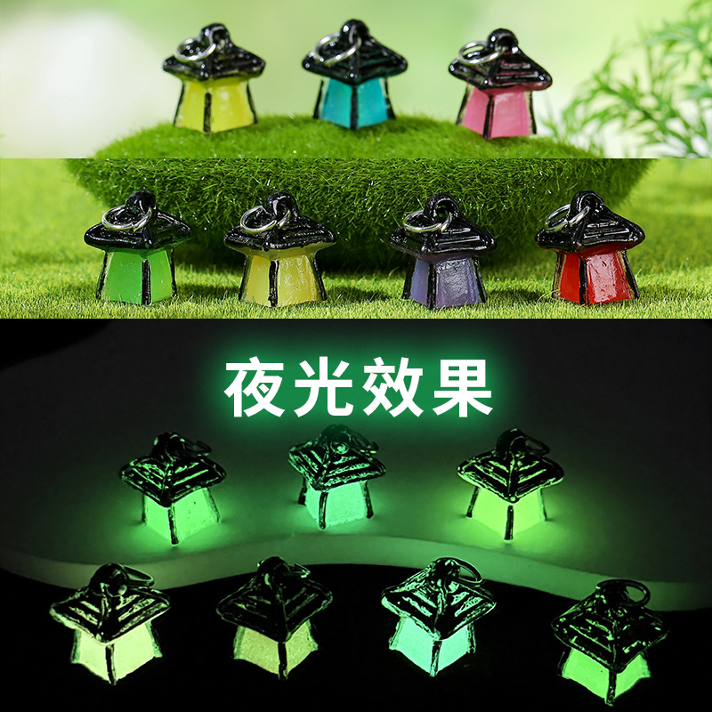 1Set Mini Luminous Hanging Tre - Resin Art Hanging recension och pris