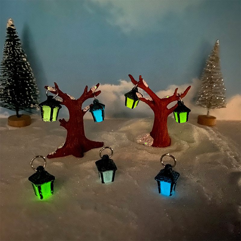 1Set Mini Luminous Hanging Tre - Resin Art Hanging recension och pris