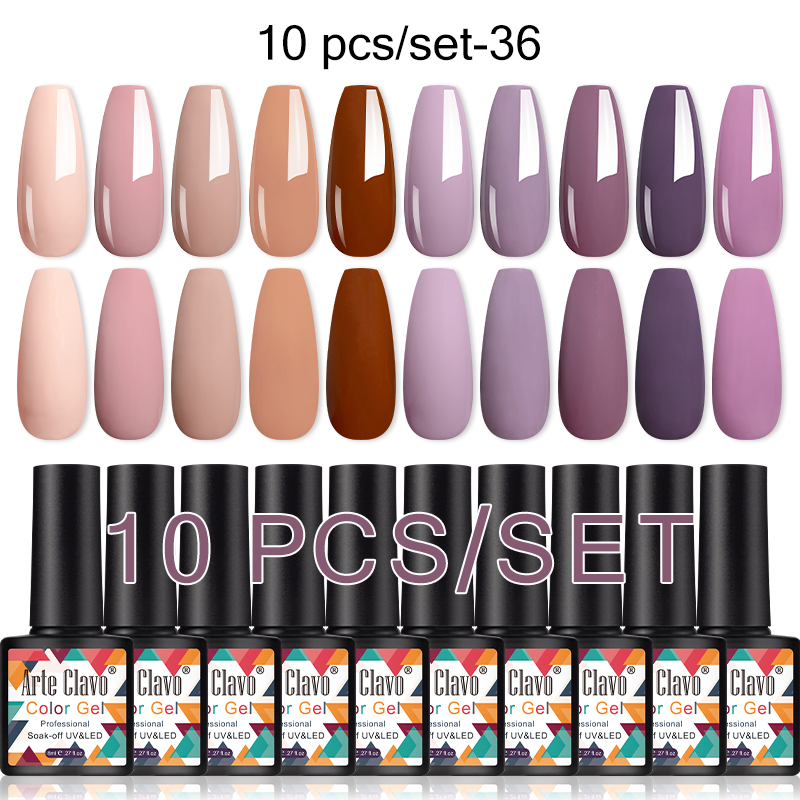 Arte Clavo 10Pcs Gel Nail Poli - Resin Art All recension och pris