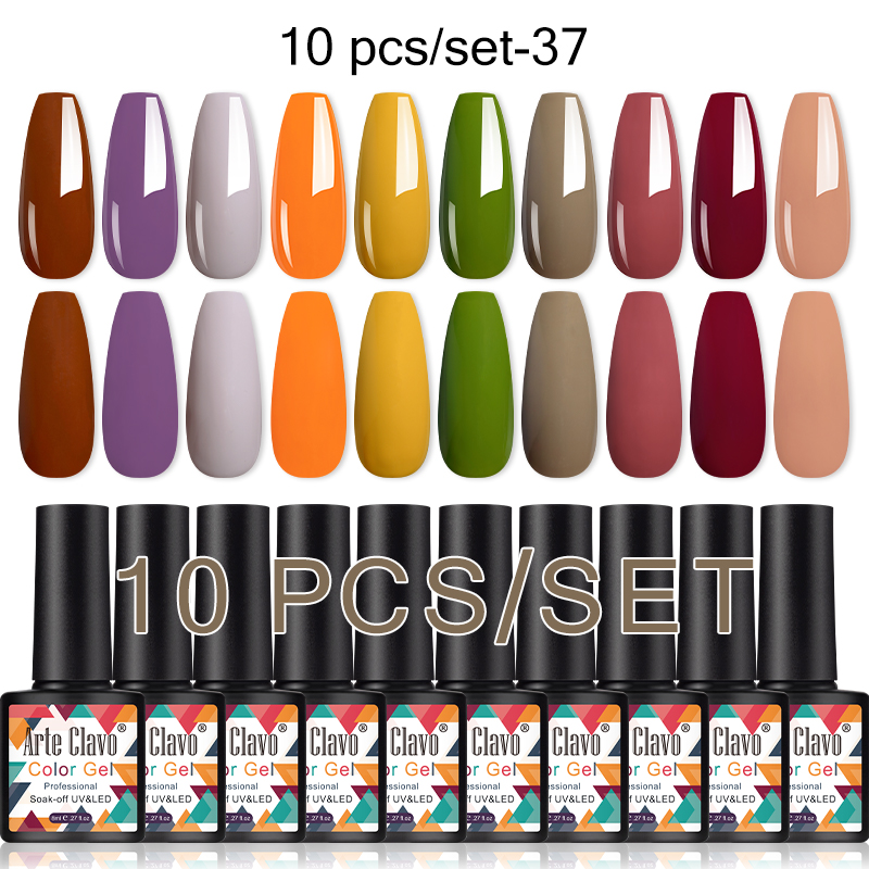 Arte Clavo 10Pcs Gel Nail Poli - Resin Art All recension och pris