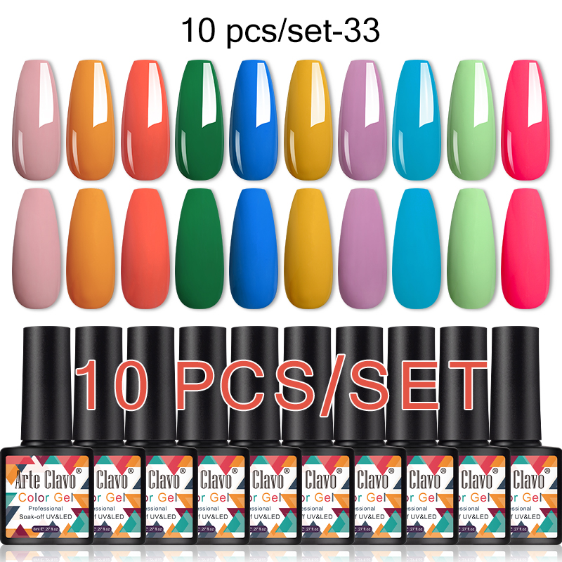 Arte Clavo 10Pcs Gel Nail Poli - Resin Art All recension och pris
