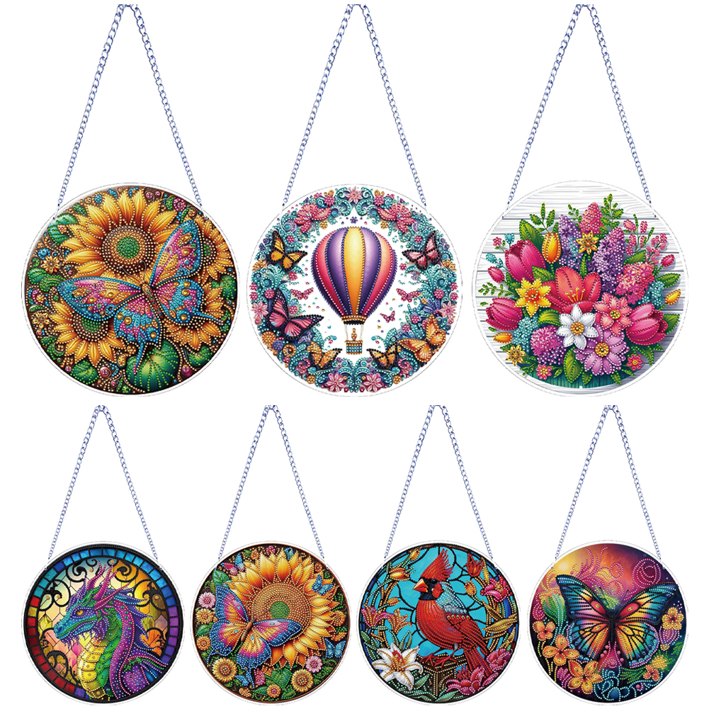 Flower Bird Theme 2D/Flat DIY  - Resin Art Hanging recension och pris
