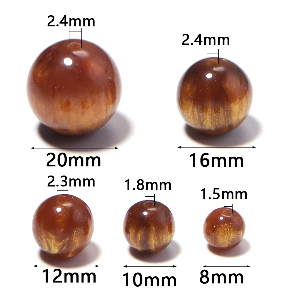 5-30pcs/lot 8-20mm Gilding Res - Resin Art Jewelry Kit recension och pris