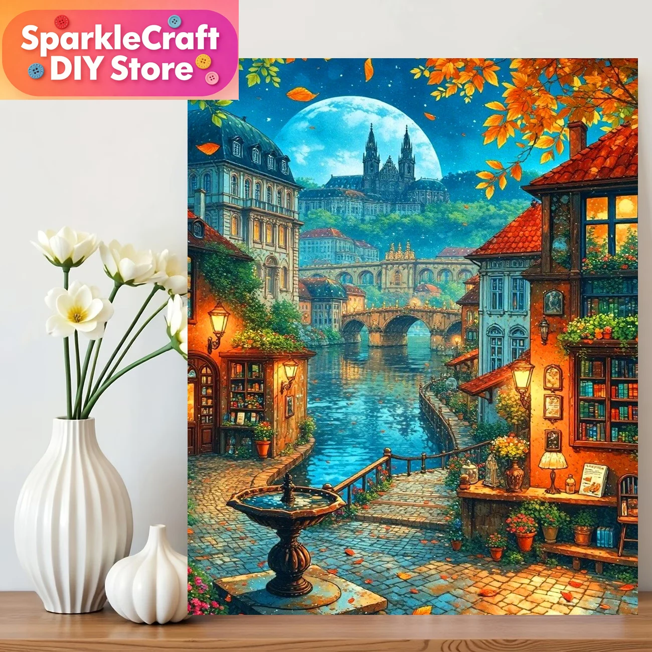 1pc frameless  Diamond Paintin - Resin Art And Deco recension och pris