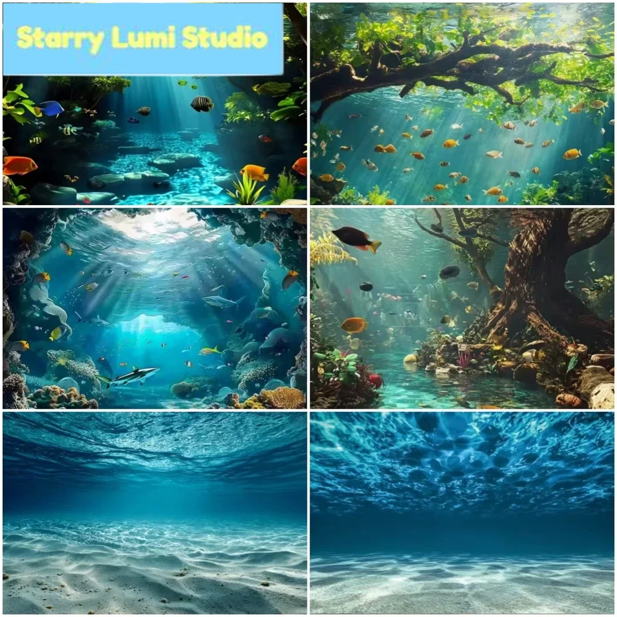 Ocean Undersea World with Fish - Resin Art Studio recension och pris