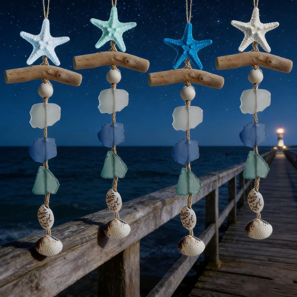 Sea Glass Ornament Blue Ocean  - Resin Art Hanging recension och pris