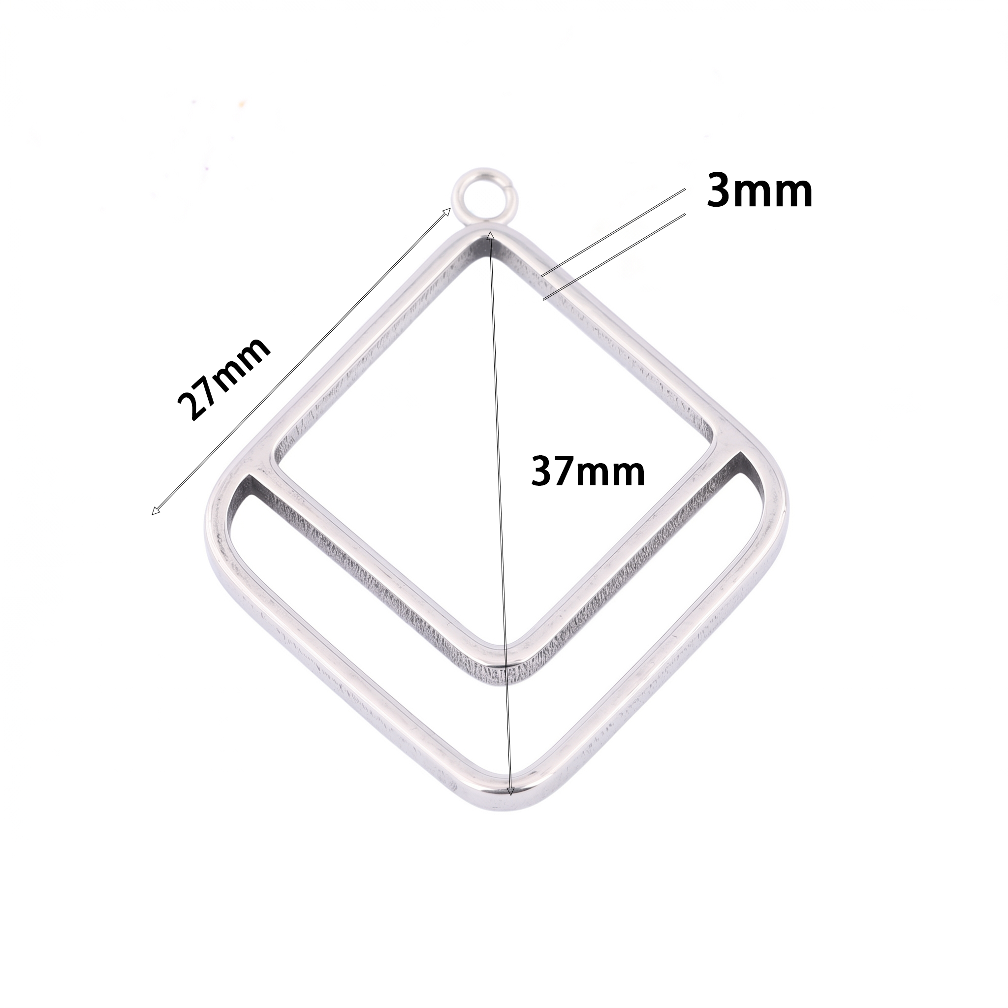 10pcs Square Triangle 3mm Thic - Resin Art Jewelry Kit recension och pris
