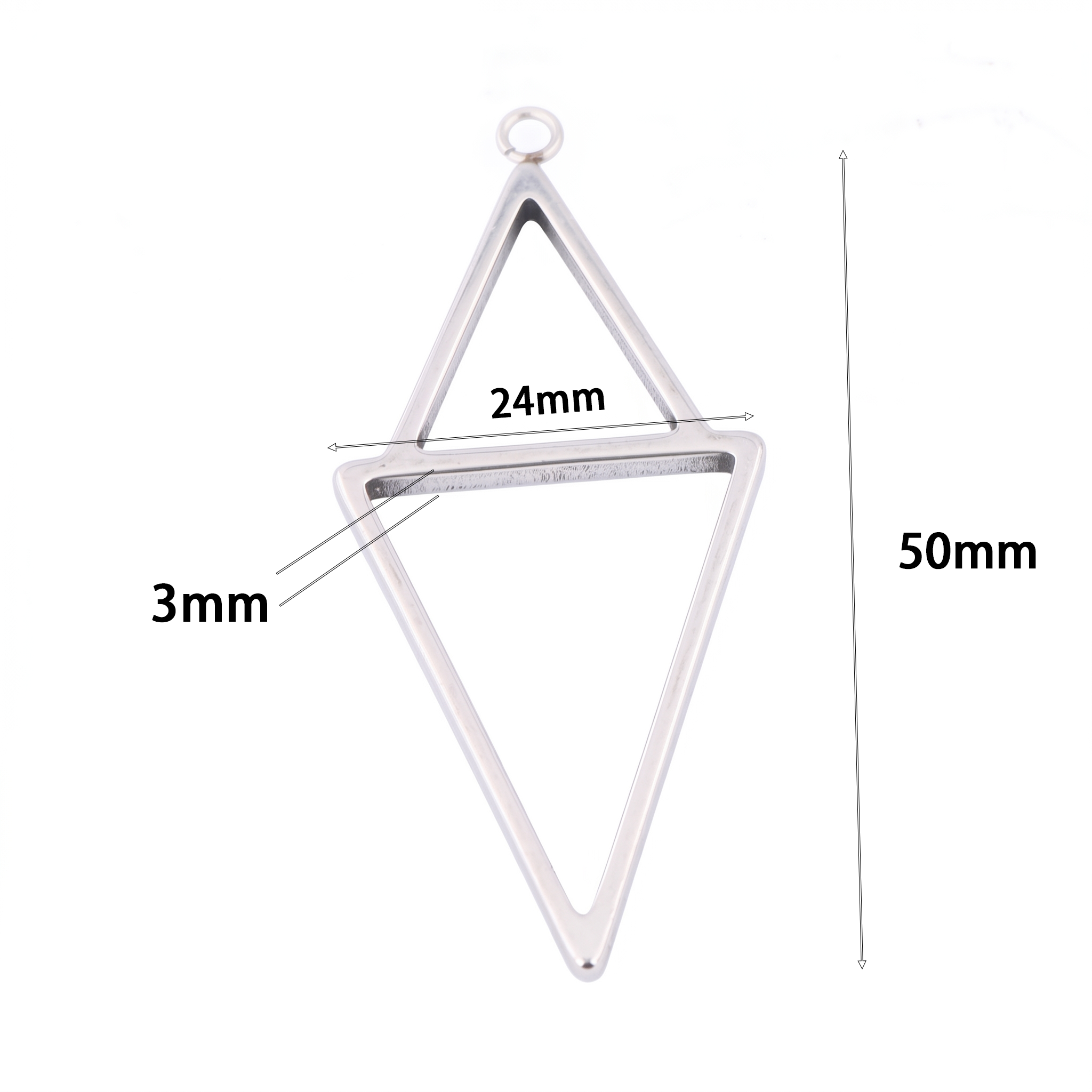 10pcs Square Triangle 3mm Thic - Resin Art Jewelry Kit recension och pris