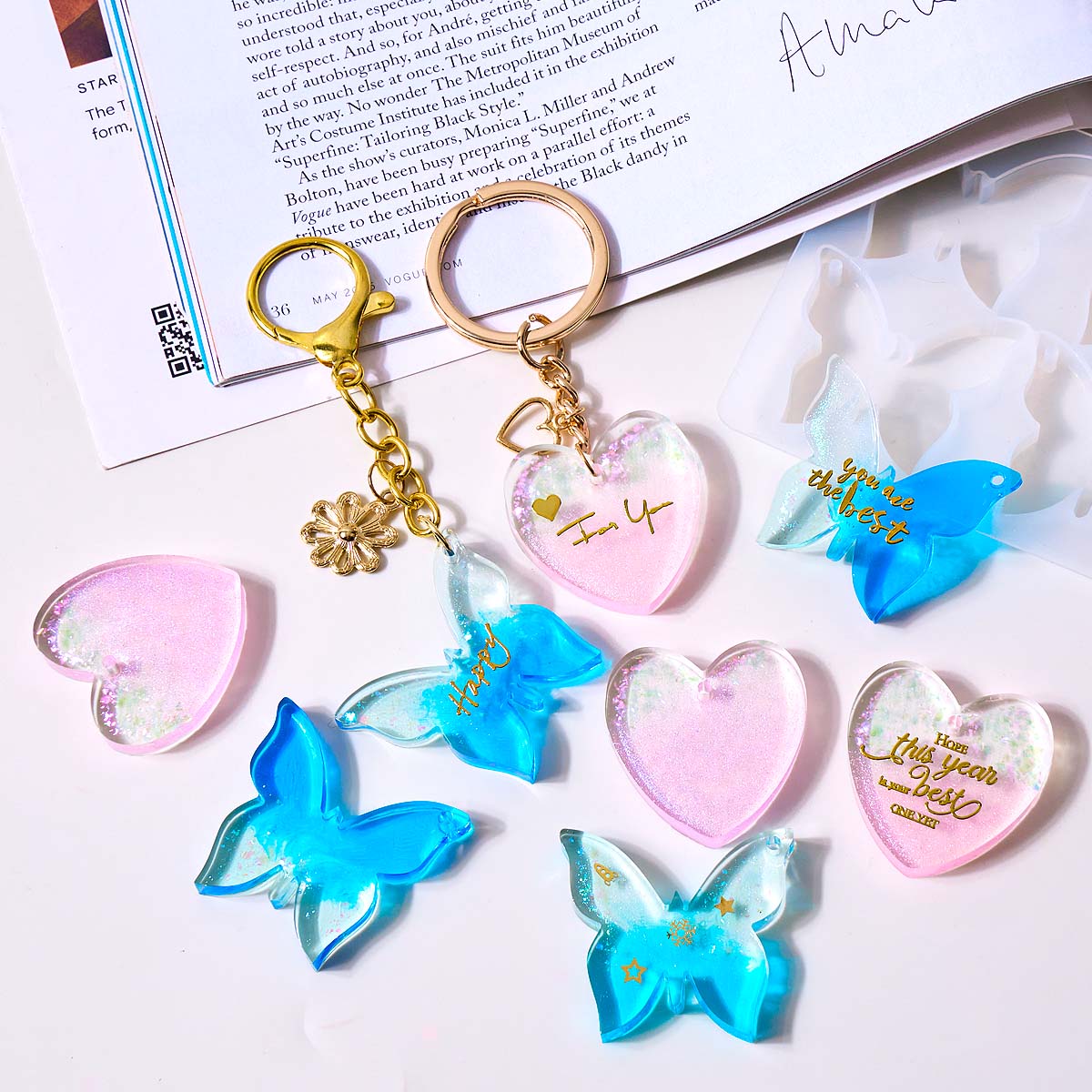 Six-hole with Holes Earring Si - Resin Art Mould recension och pris
