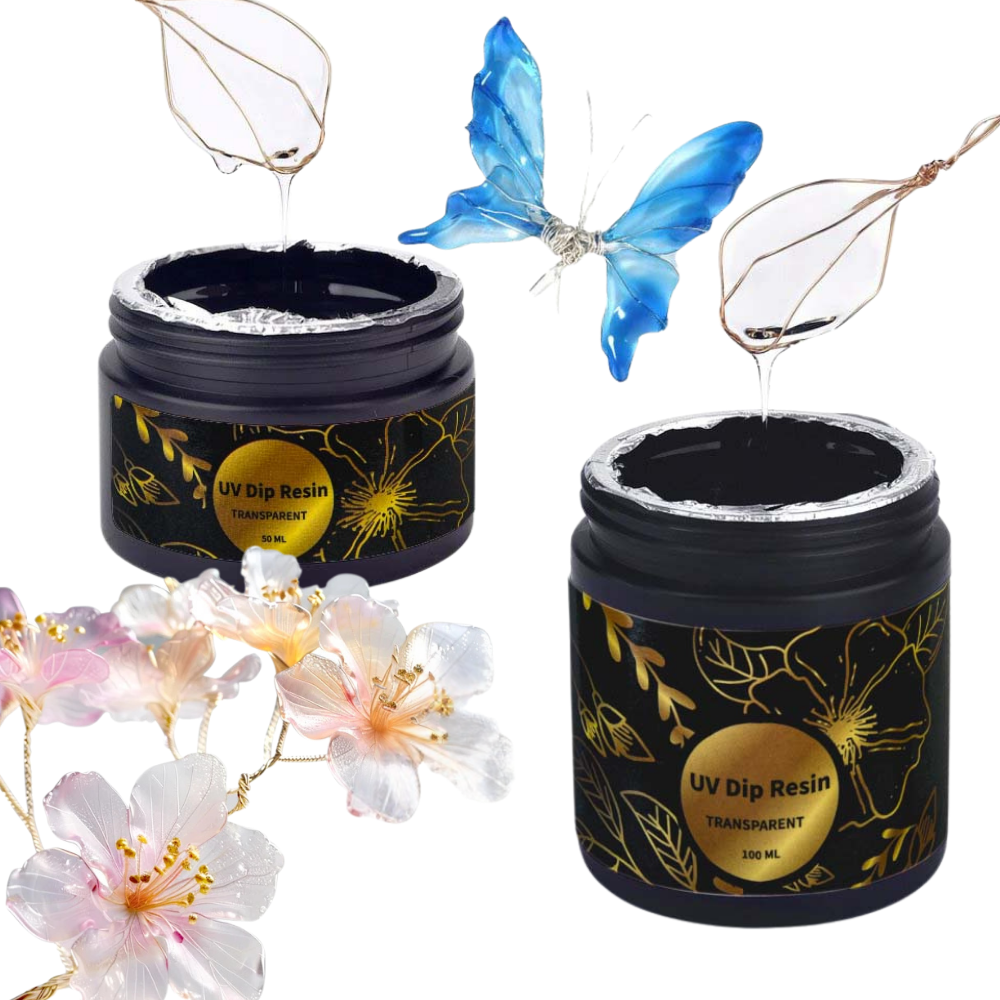 UV DIP Resin Glue Set 50/100ml - Resin Art Glue recension och pris