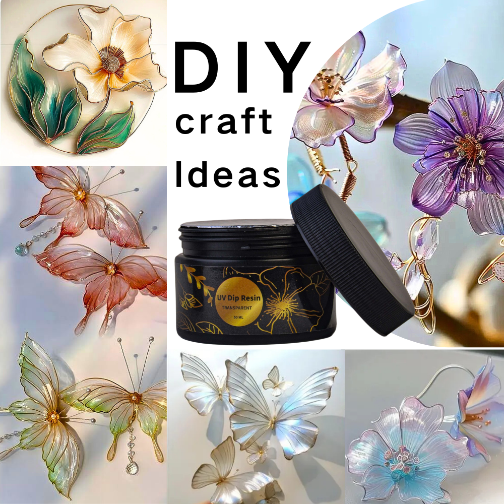 UV DIP Resin Glue Set 50/100ml - Resin Art Glue recension och pris
