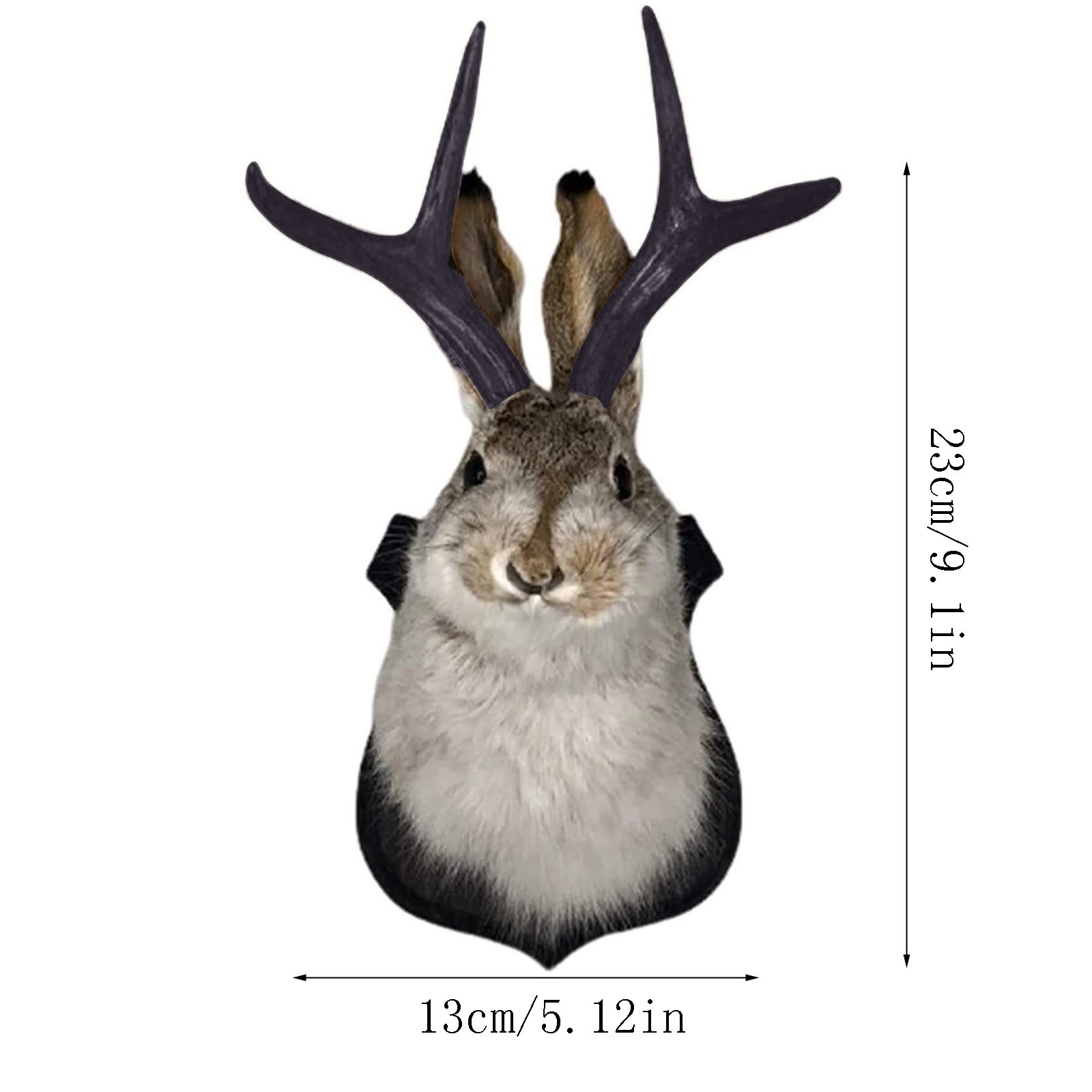Easter Gift Bunny Head Antlers - Resin Art Hanging recension och pris
