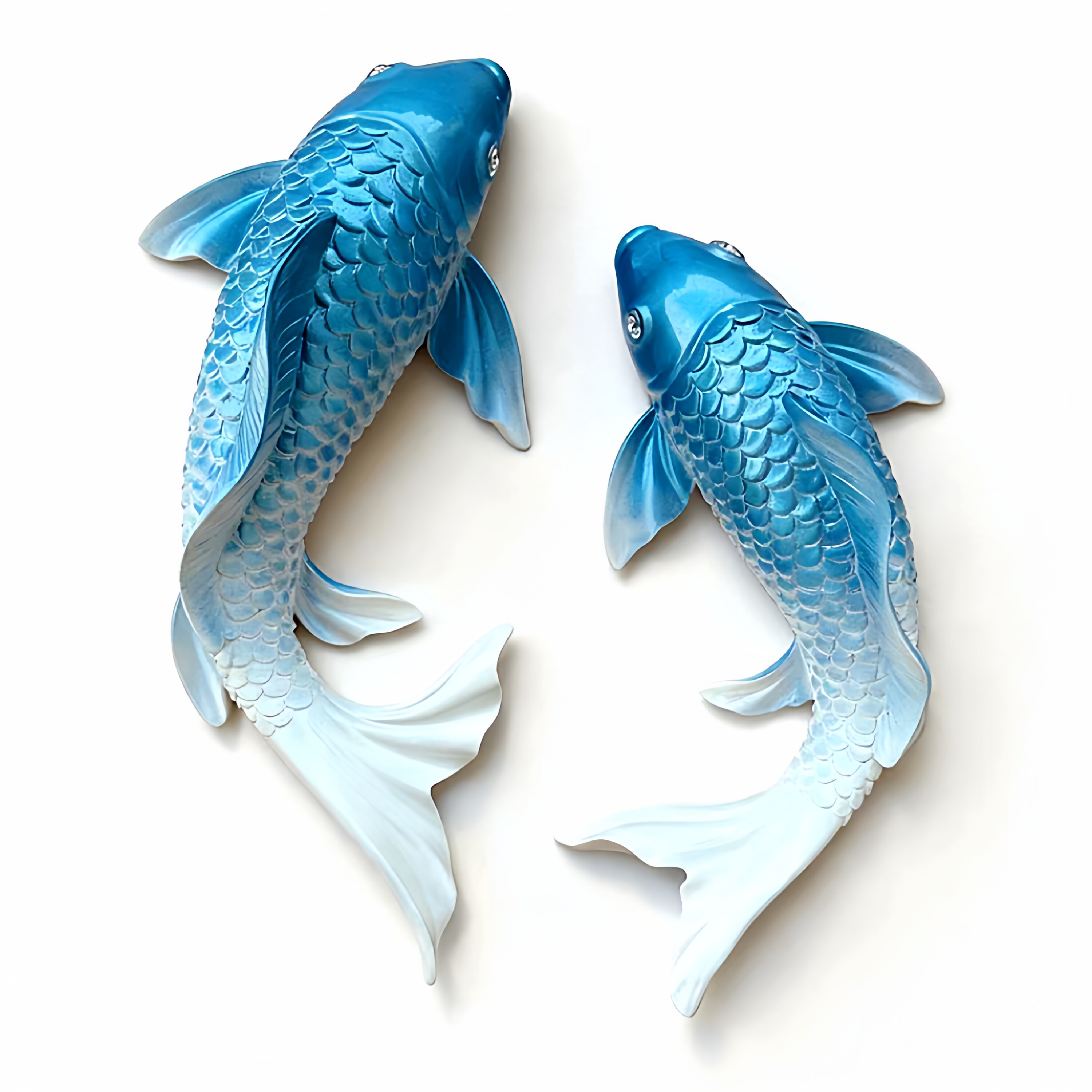 Lucky Koi Fish 3D Wall Decor,  - Resin Art Hanging recension och pris