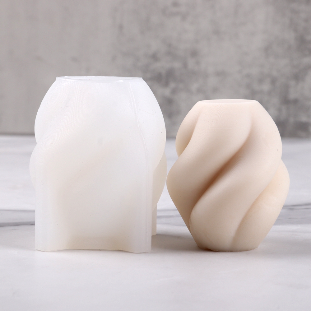 Geometric Rotating Twirl Candl - Resin Art Mould recension och pris