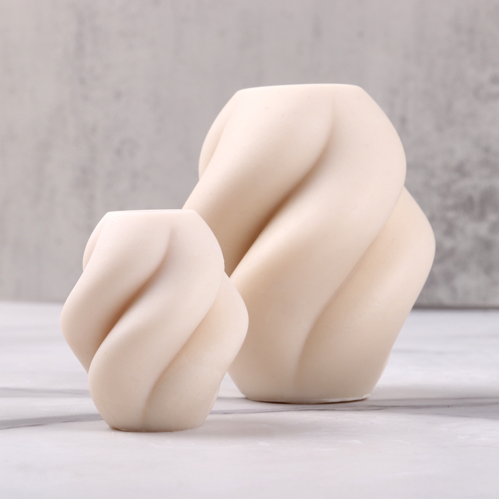 Geometric Rotating Twirl Candl - Resin Art Mould recension och pris