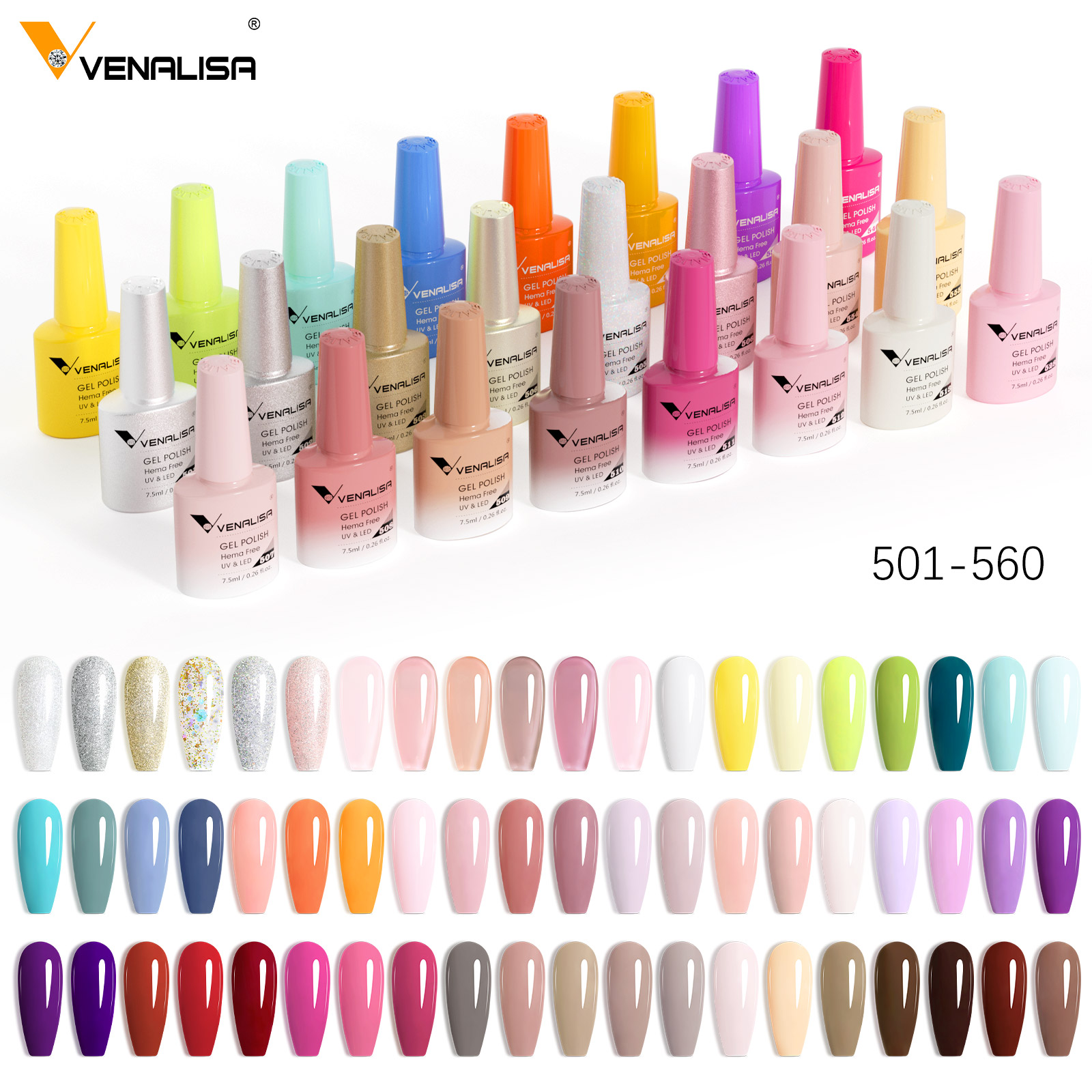 VENALISA VIP5 Luxury Gel Polis - Resin Art All recension och pris