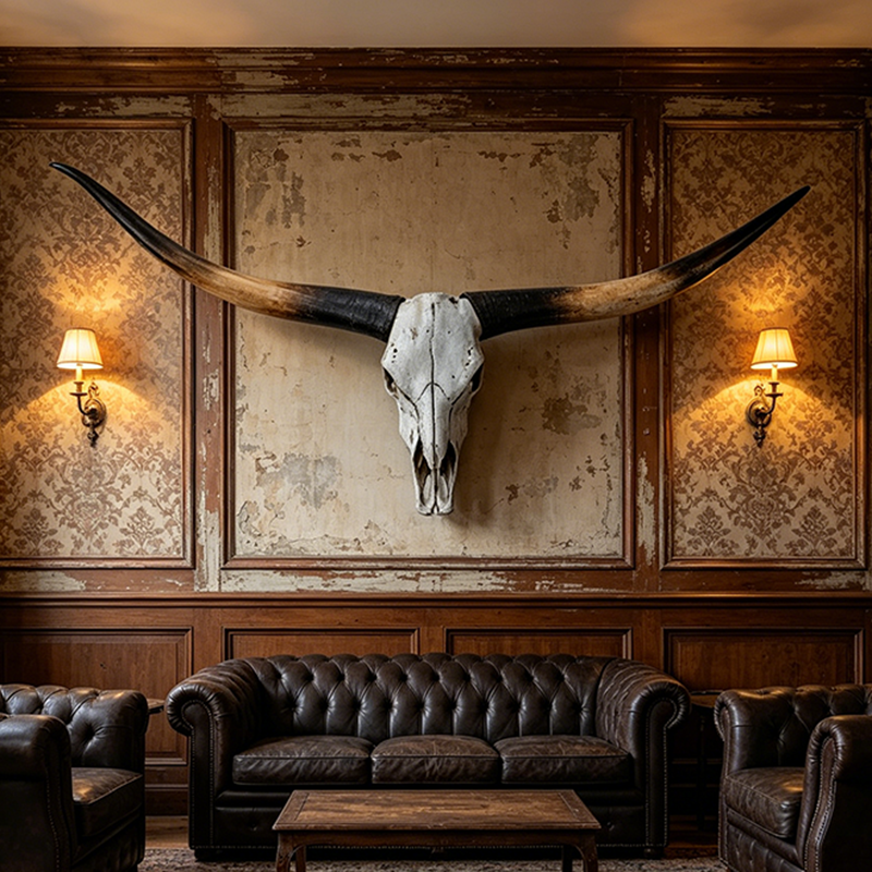 Large Resin Bull Head Statues  - Resin Art Hanging recension och pris