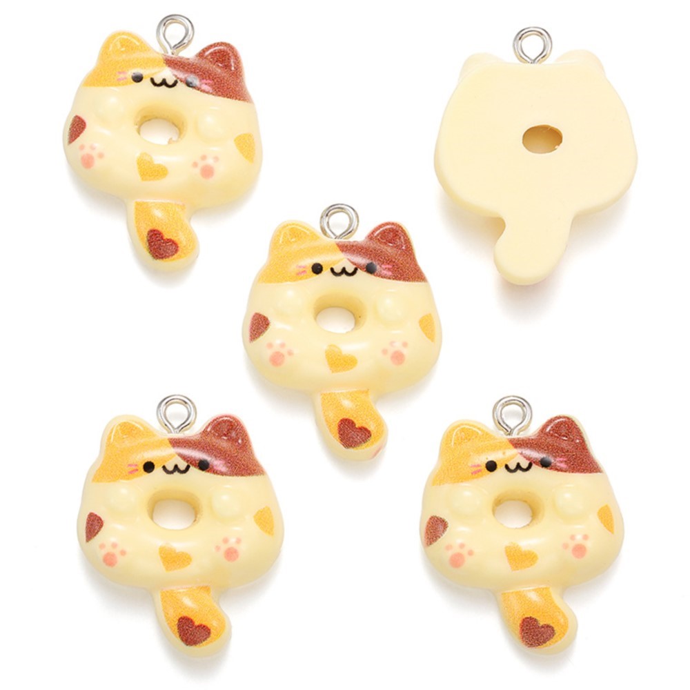 10Pcs Kawaii Cartoon Cat Resin - Resin Art Jewelry Kit recension och pris