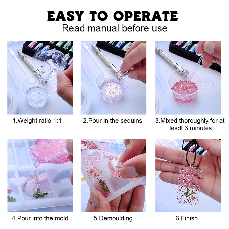 Epoxy Resin Silicone Molds Sta - Resin Art All recension och pris