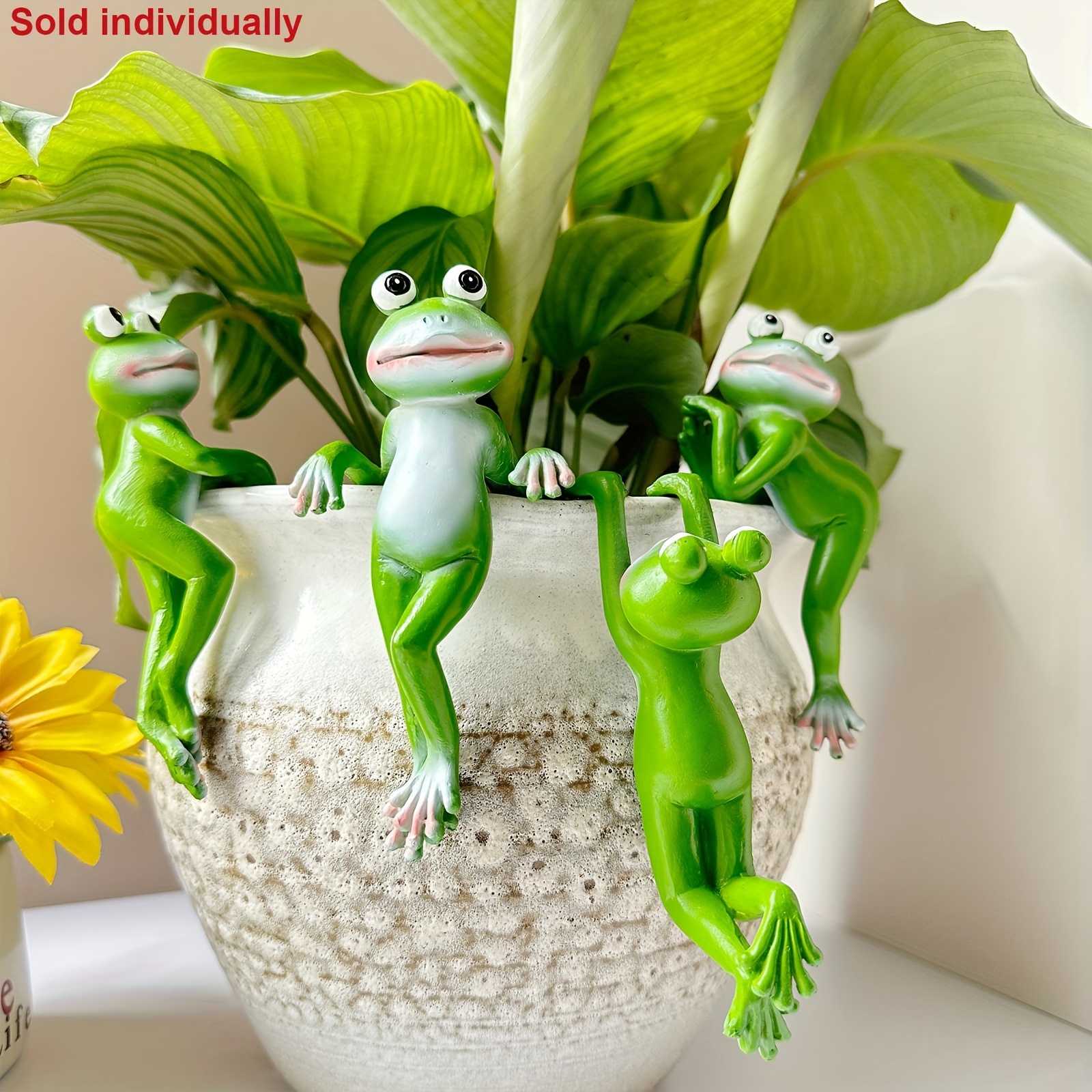 1Pc Cartoon Frog Statue, Resin - Resin Art Hanging recension och pris