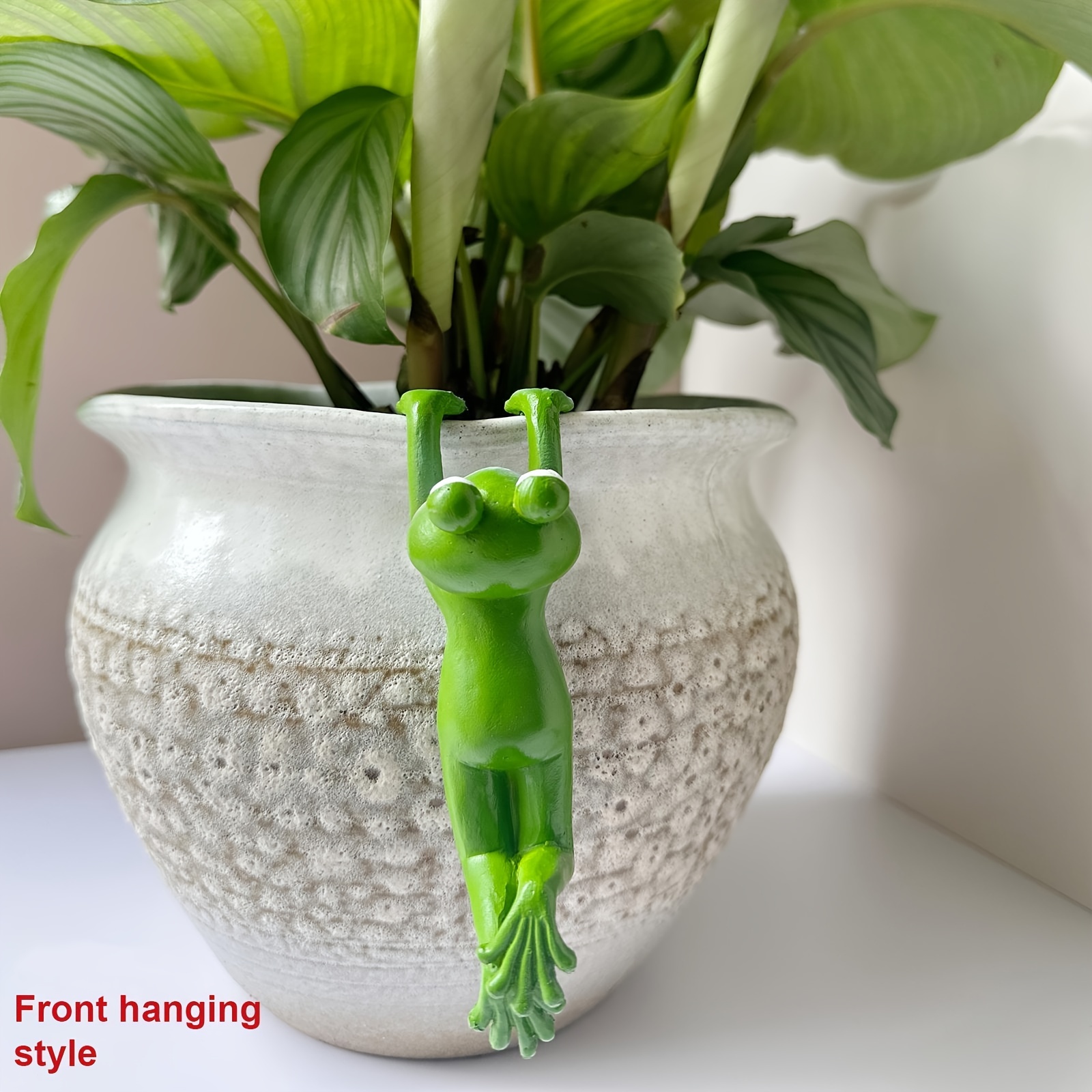 1Pc Cartoon Frog Statue, Resin - Resin Art Hanging recension och pris