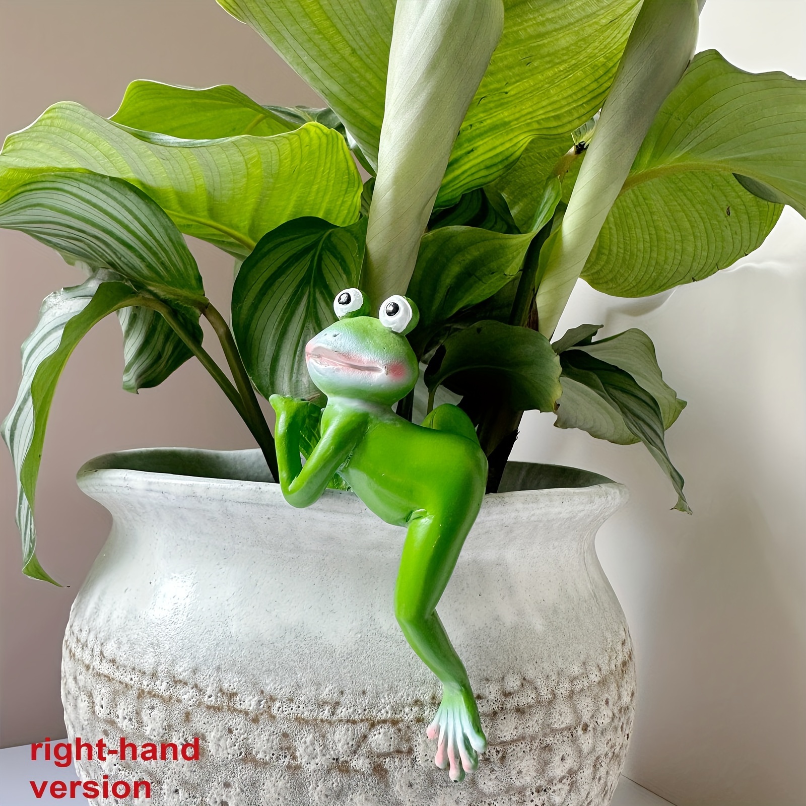 1Pc Cartoon Frog Statue, Resin - Resin Art Hanging recension och pris