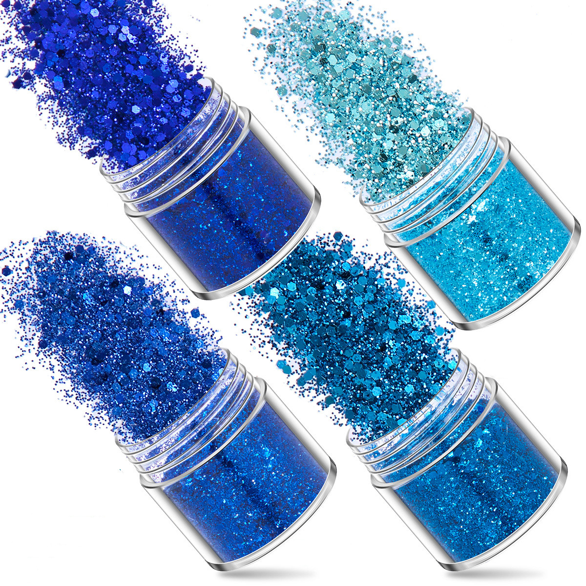 SNASAN 4Pcs Color Superfine Gl - Resin Art Mould recension och pris