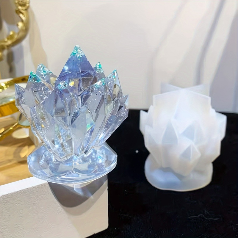 1pcCrystal Cluster Decorative  - Resin Art Mould recension och pris