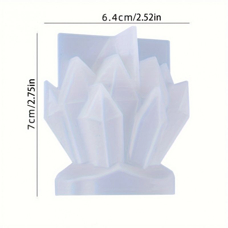 1pcCrystal Cluster Decorative  - Resin Art Mould recension och pris