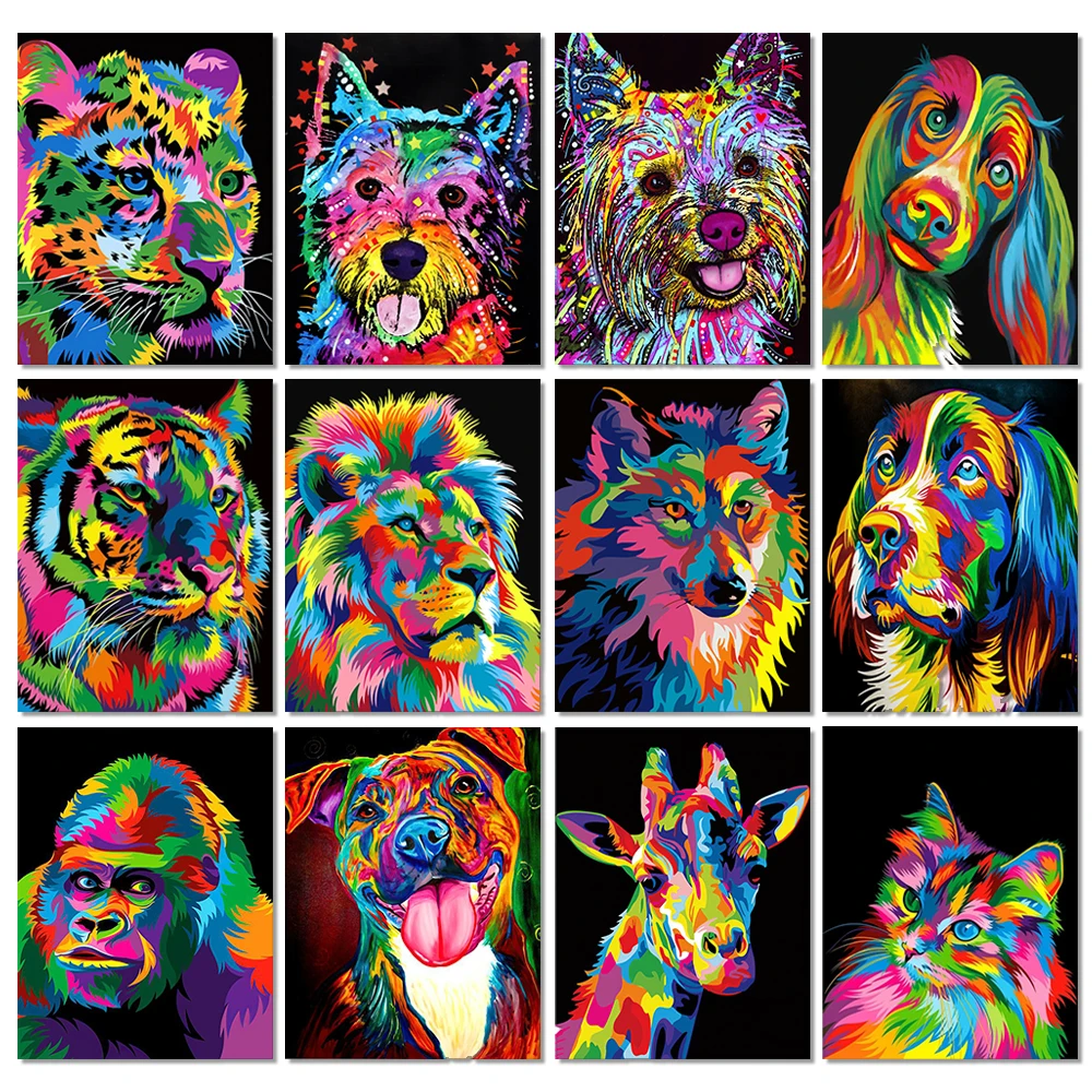 5D DIY Diamond Painting Animal - Resin Art All recension och pris