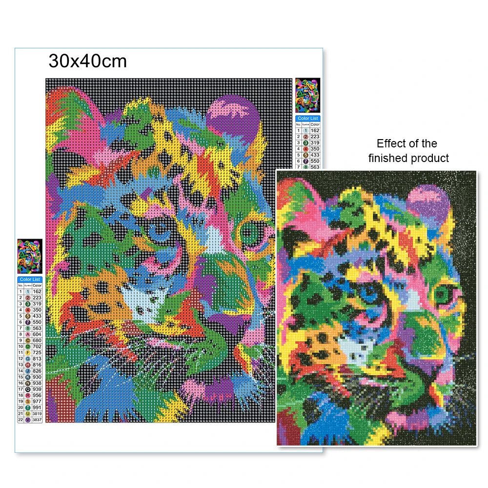 5D DIY Diamond Painting Animal - Resin Art All recension och pris