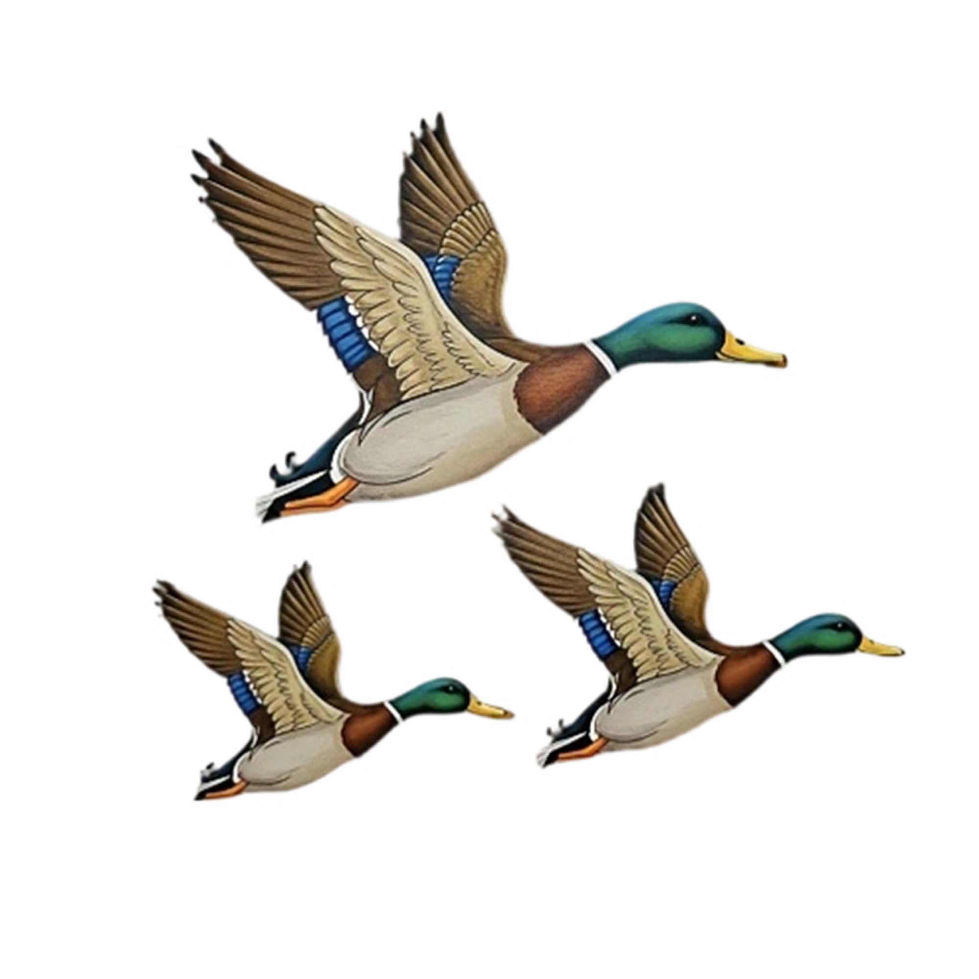 3Pcs Wild Duck Wall Arts Uniqu - Resin Art Hanging recension och pris