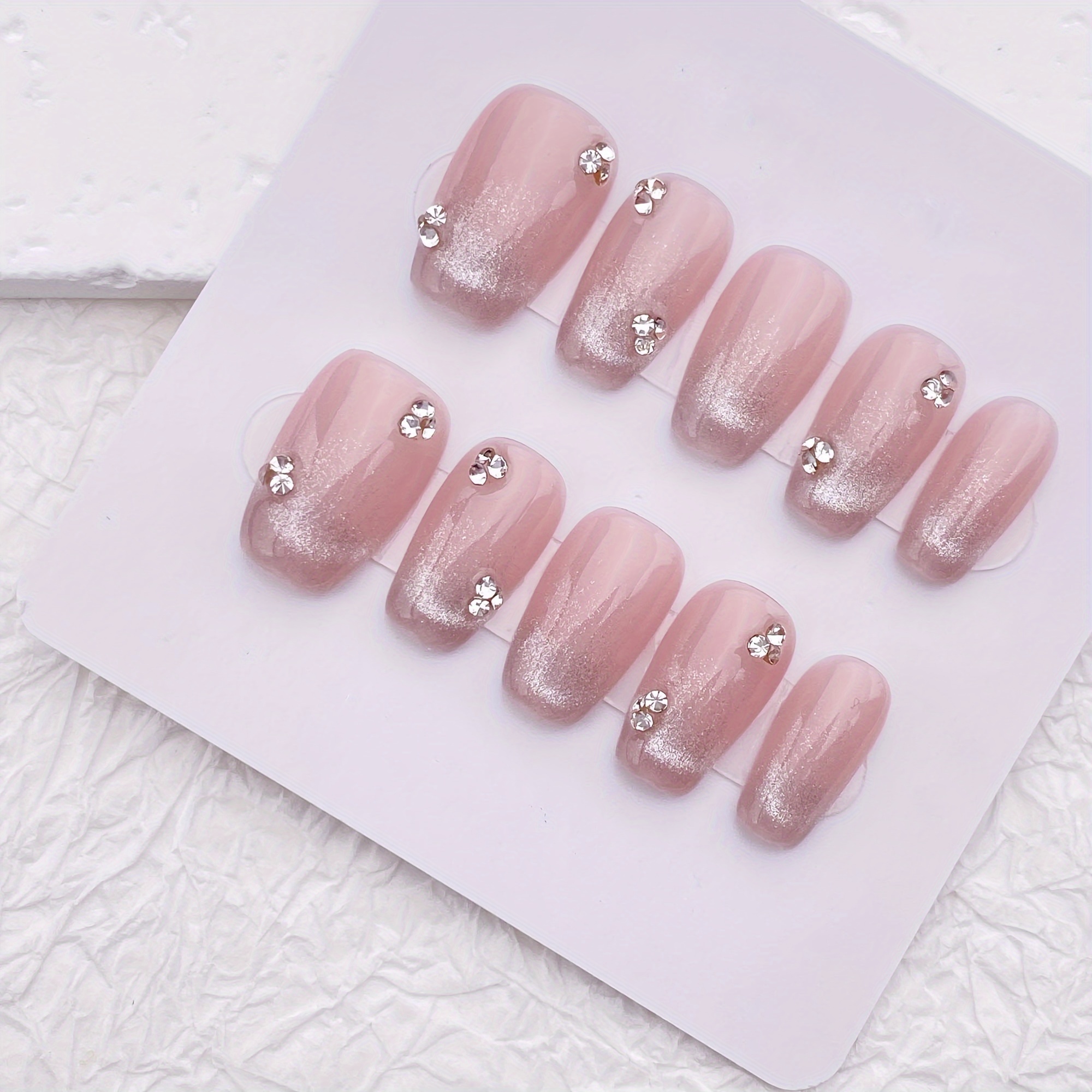 10pcs Handmade Press On Nails, - Resin Art And Deco recension och pris