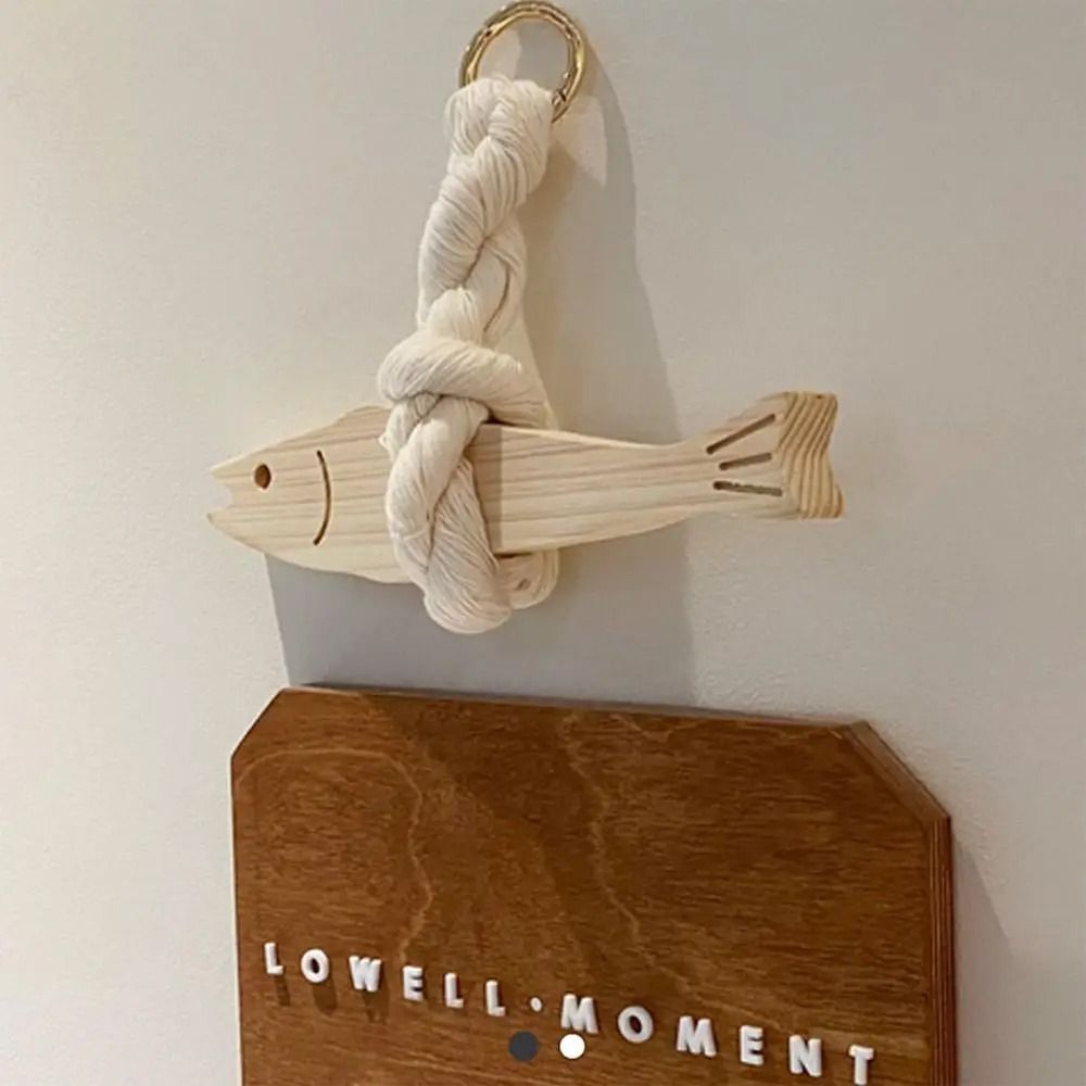 Fish Hanging Decoration Wooden - Resin Art Hanging recension och pris