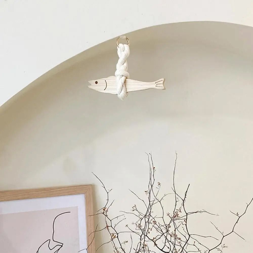 Fish Hanging Decoration Wooden - Resin Art Hanging recension och pris