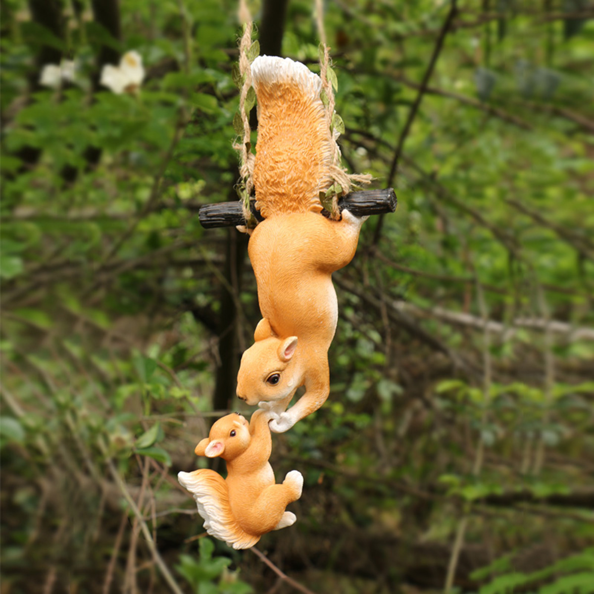 Mother Child Squirrel Resin Ha - Resin Art Hanging recension och pris