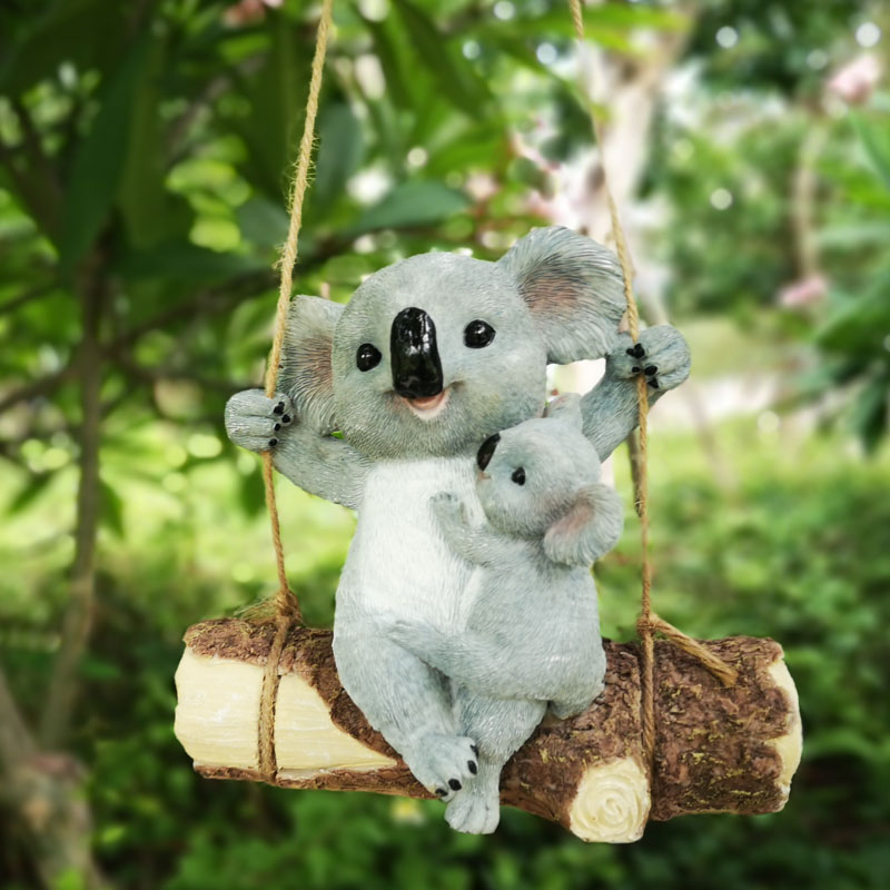 Mother Child Squirrel Resin Ha - Resin Art Hanging recension och pris