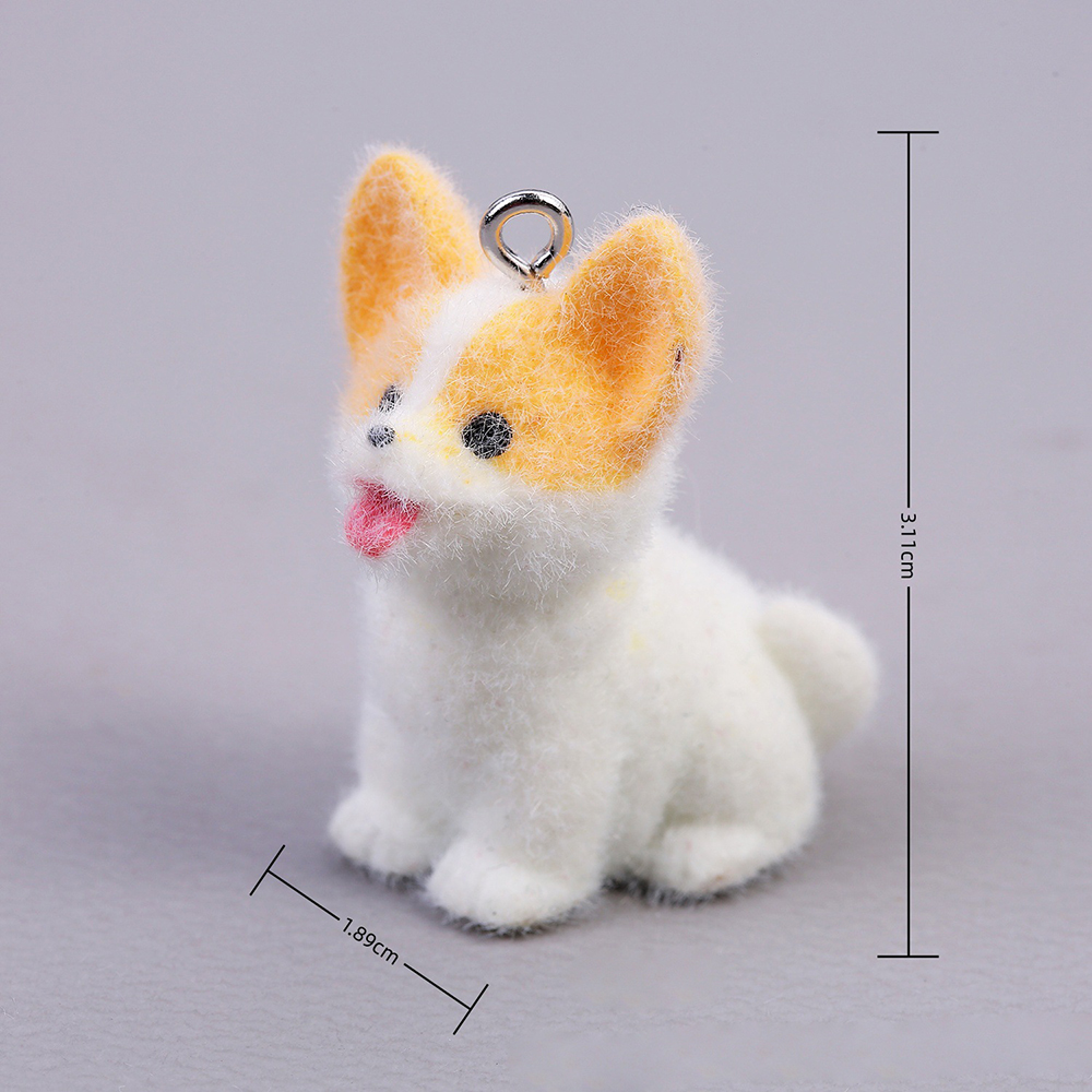10pcs Flocking Puppy Dog Resin - Resin Art Jewelry Kit recension och pris