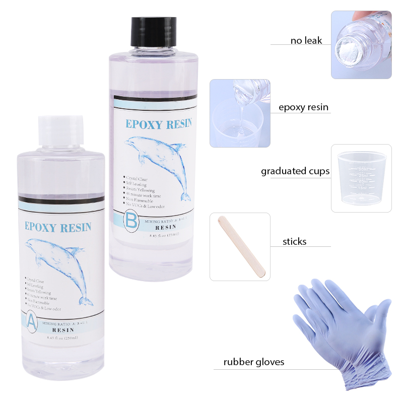 1:1 Clear Epoxy Resin Crystal  - Resin Art Mould recension och pris