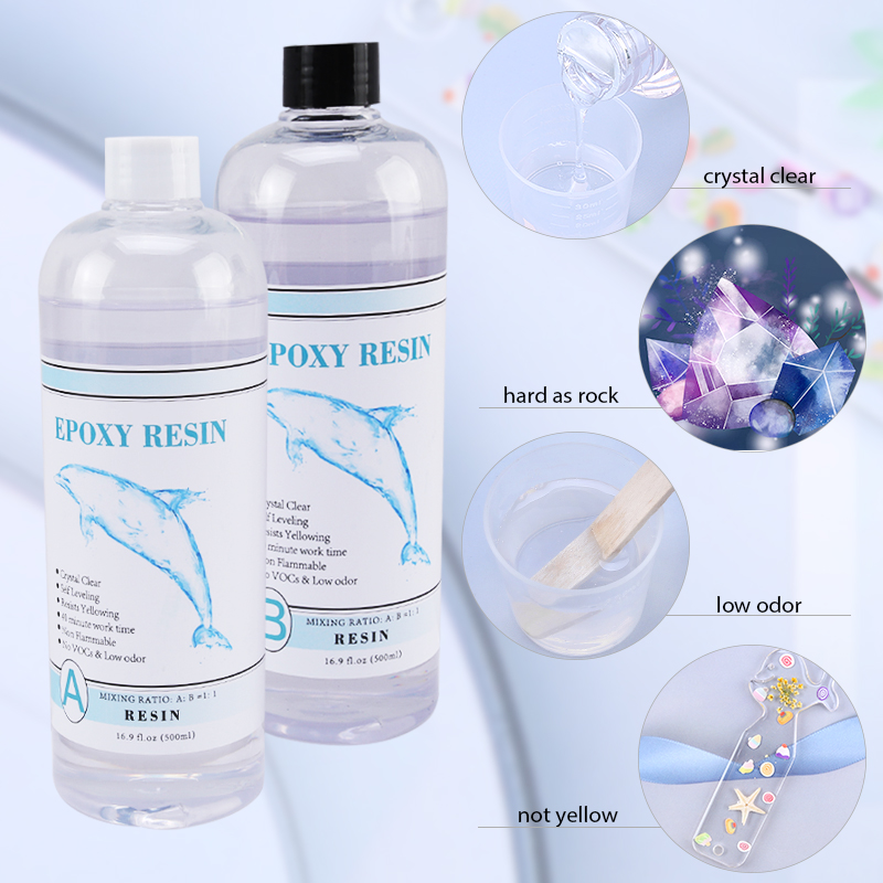1:1 Clear Epoxy Resin Crystal  - Resin Art Mould recension och pris
