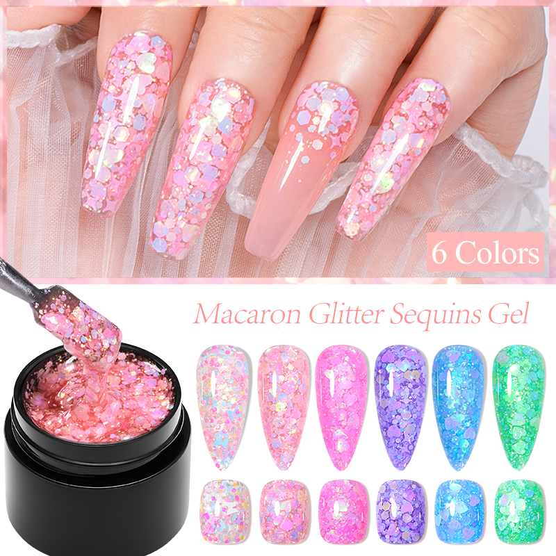 8ml Macaron Glitter Sequins Ge - Resin Art All recension och pris